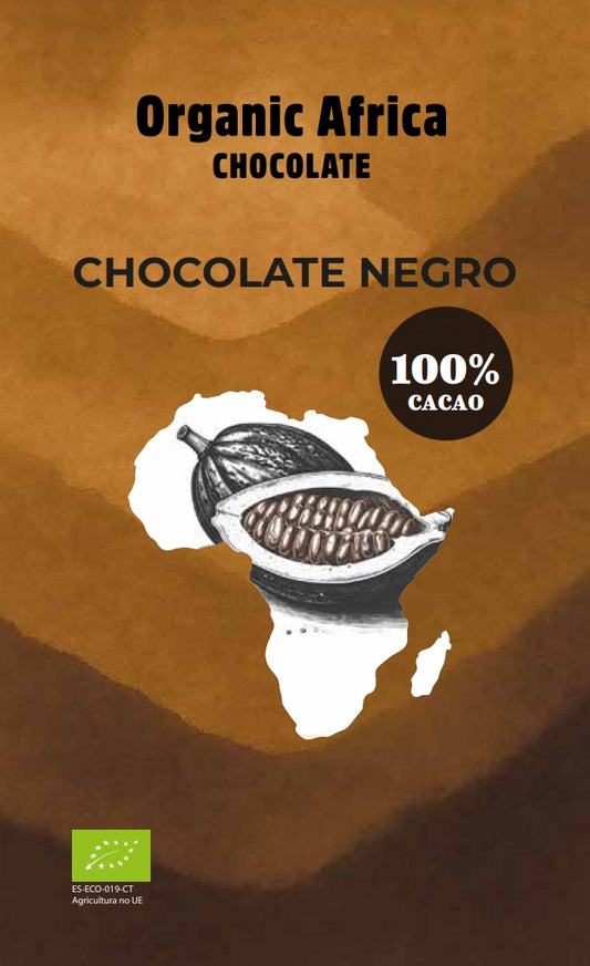CHOCOLATE NEGRO 100% CACAO (nada más)