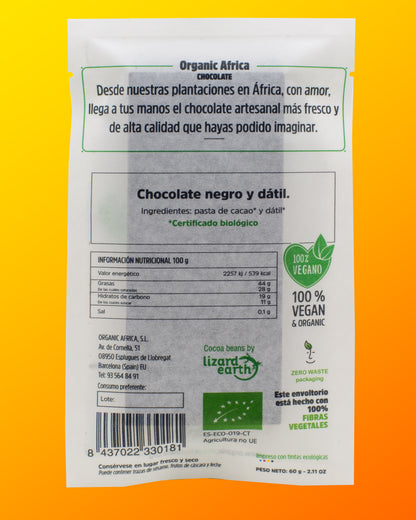 CHOCOLATE NEGRO 81% CON DATILES