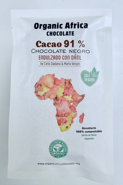 CHOCOLATE NEGRO 91% Y DATIL